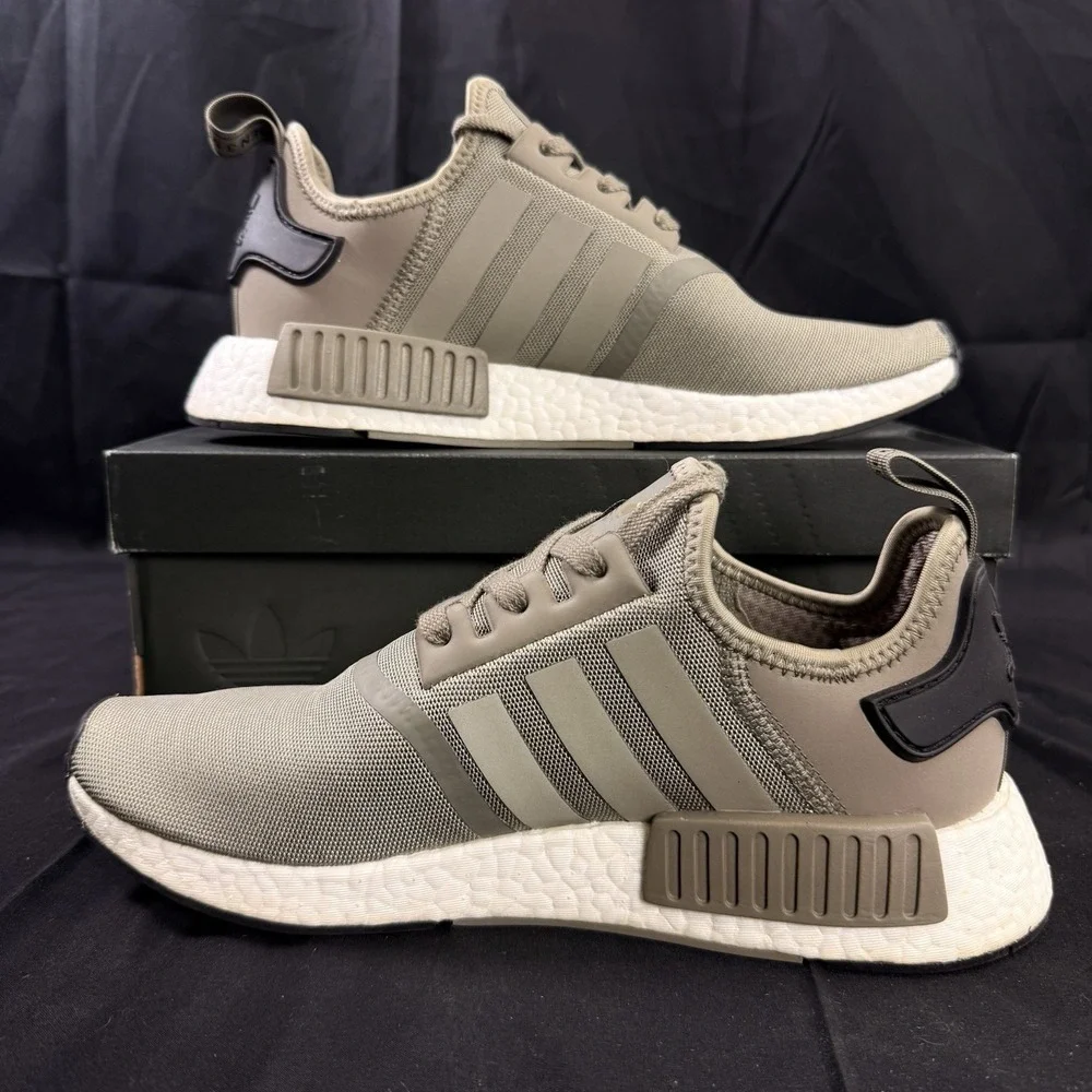 Adidas NMD R1 Trace Cargo Mens Size 9 Runner Green Sneakers